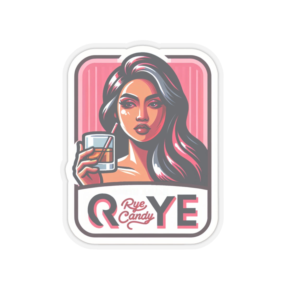 Sticker Set: RYE Eye Candy Whiskey Theme