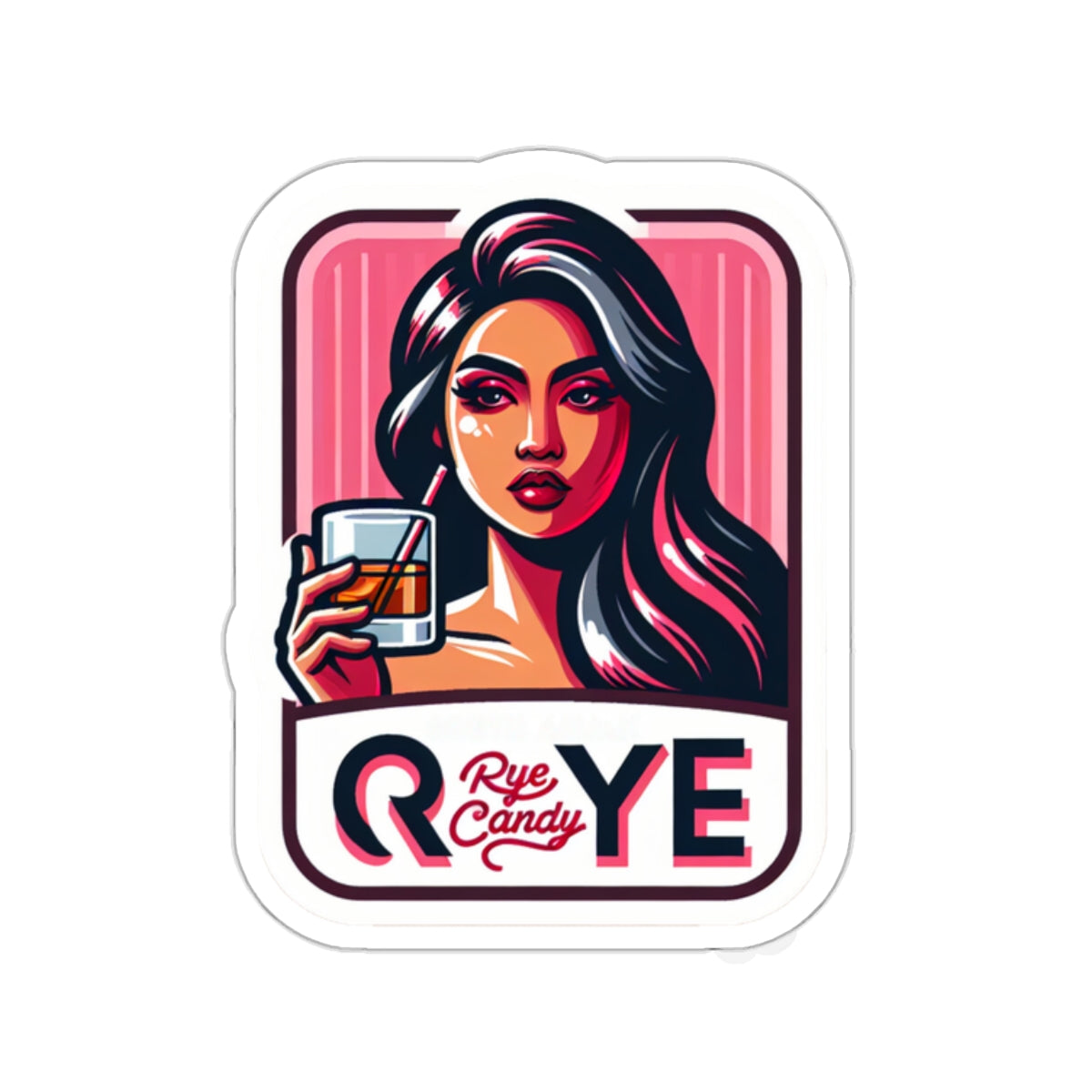 Sticker Set: RYE Eye Candy Whiskey Theme